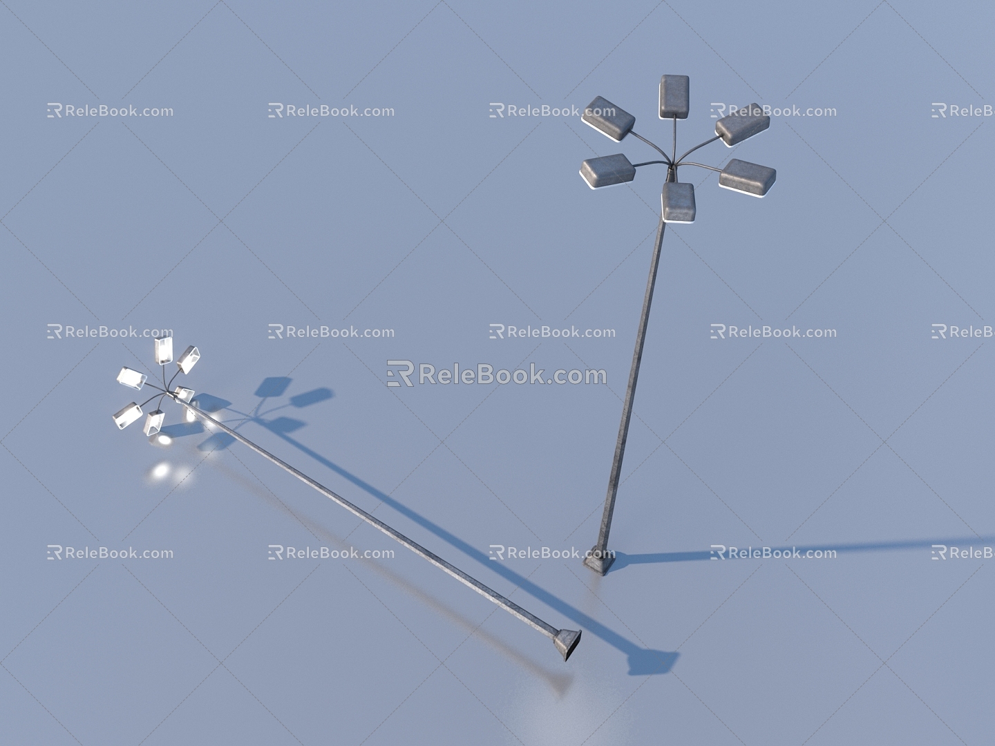 Street lamp landscape lamp outdoor sketch public facilities model