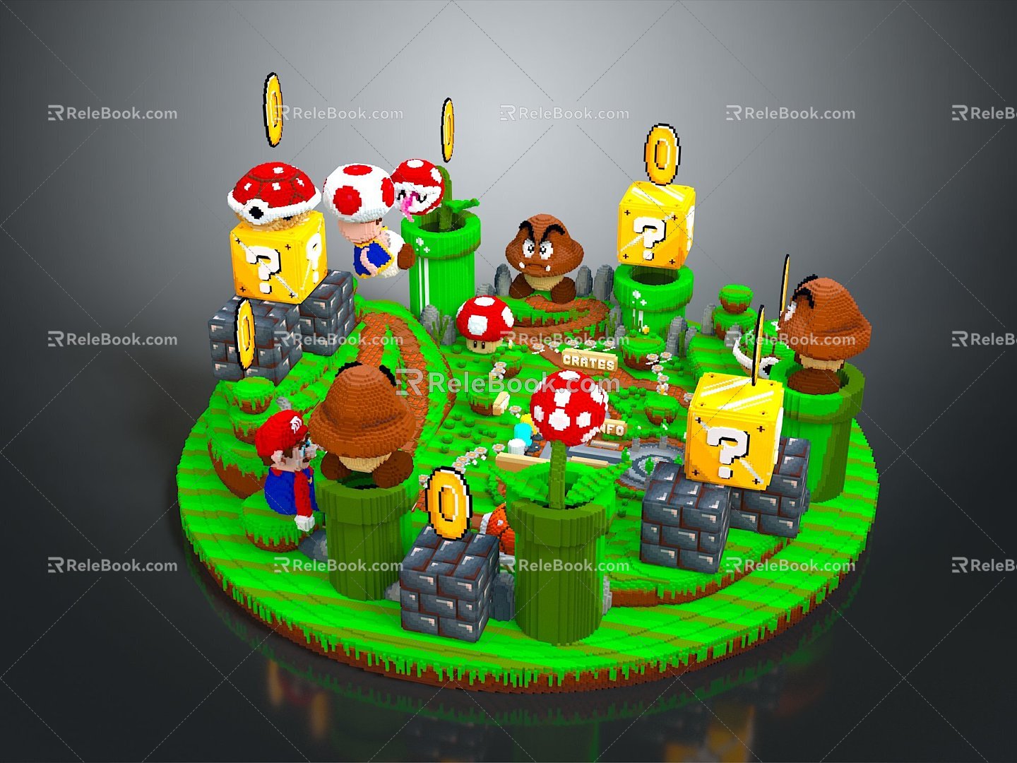 Game Environment Game Scene Fairy Tale Scene Fairy Tale Magic Scene Magic Item Fantasy Scene 3d model