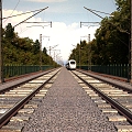 train track railway track 3d model