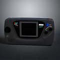 Vintage Sega Handheld Computer With Screen Colorful Logo And Control Buttons