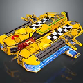 Modern fighter sci-fighter next-generation fighter sci-fighter 3d model
