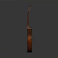Red Wooden Acoustic Guitar With Glossy Finish Classic Design For Daily Household Use