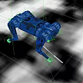 Advanced Industrial Quadruped Robotic Equipment With Metallic Structure For Outdoor Terrain