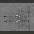 Sturdy Metal Security Door With Reinforced Lock Mechanism And Riveted Surface