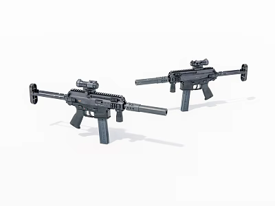 Weapon submachine gun 3d model