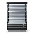 Commercial Display Refrigerator With Transparent Glass Door And Multiple Shelves For Retail Storage