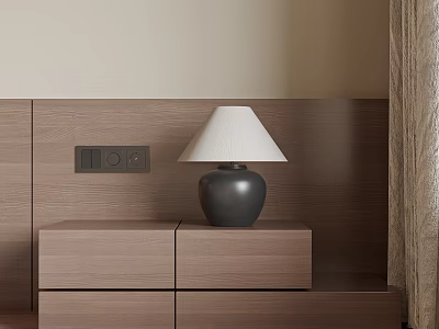 Modern bedside table 3d model