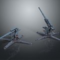 laser tower turret turntable sci-fi tower defense game tower defense sci-fi turret game turret game turret 3d model