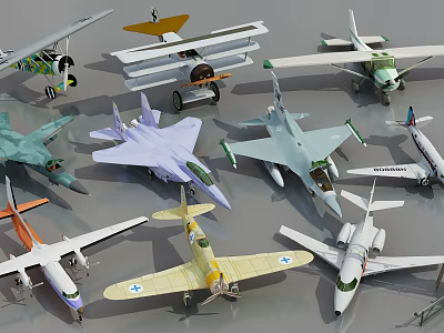 military aircraft military fighter transport aircraft military equipment 3d model