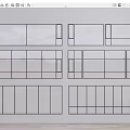 modern floor-to-ceiling windows 3d model