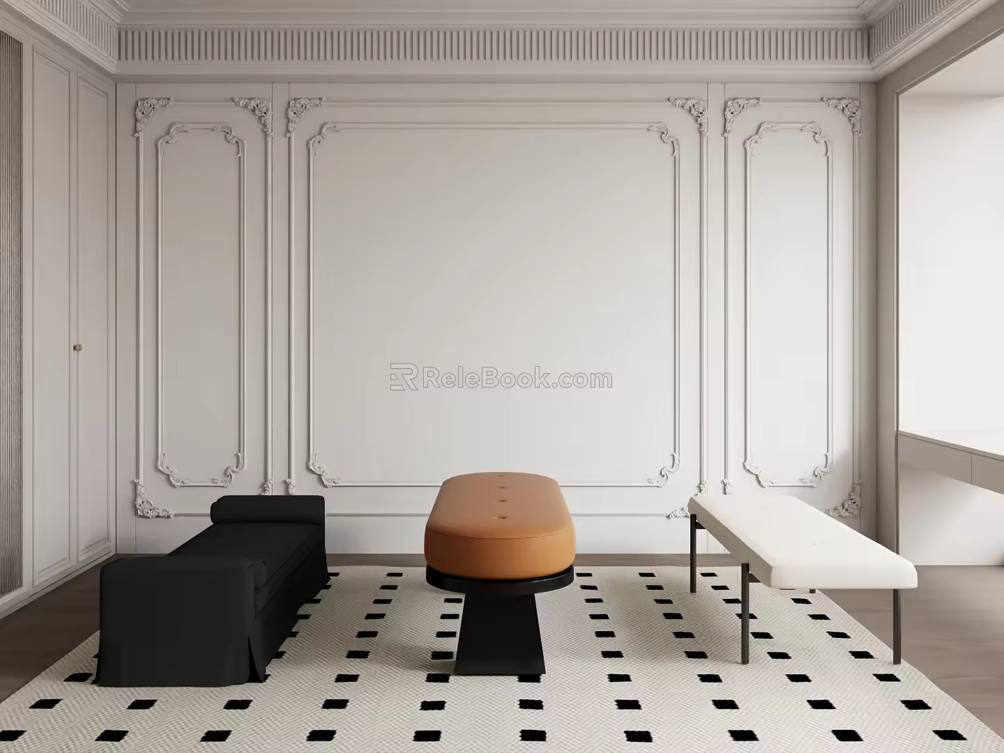 Bench Chair Bench 3d model