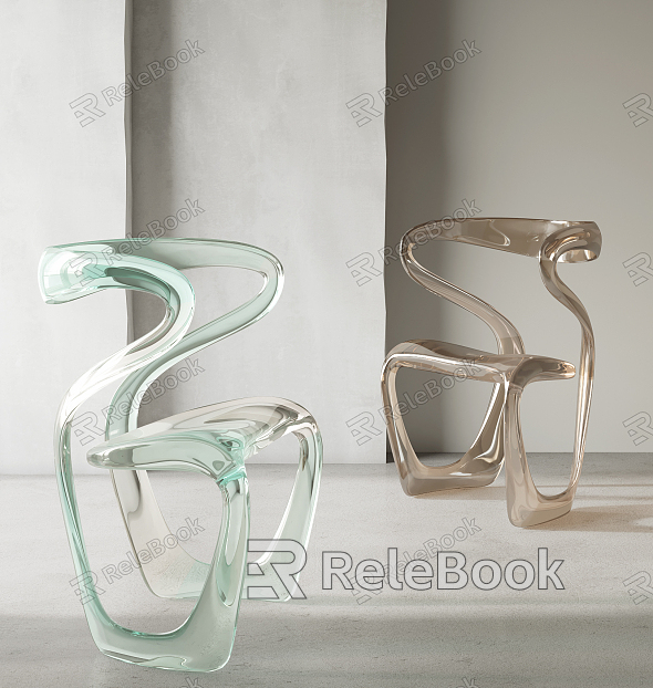 modern single chair acrylic single chair model