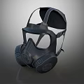 Fire Safety Equipment Protective Gas Mask with Clear Visor and Secure Straps