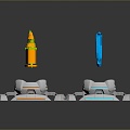 laser tower turret turntable sci-fi tower defense game tower defense sci-fi turret game turret game turret 3d model