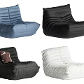 Modern Lazy Sofa Single Sofa 3d model