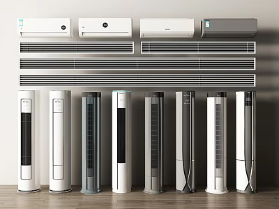 Modern air conditioner vertical air conditioner air conditioner hanging air outlet air conditioner air outlet air conditioner cabinet wall hanging air conditioner 3d model