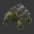 Modern Crocodile Turtle Cartoon Crocodile Turtle 3d model