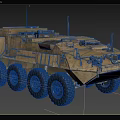 Military Armored Functional Vehicle With Multi Wheel And Protective Armor For Outdoor Terrain