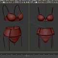 Women's Elegant Lace Lingerie Set with Bra and Panty Soft Design