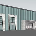 Modern Sales Office Building Simple Sales Department Club 3d model