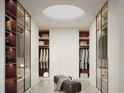 Modern Cloakroom 3d model