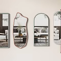 Modern Mirror 3d model