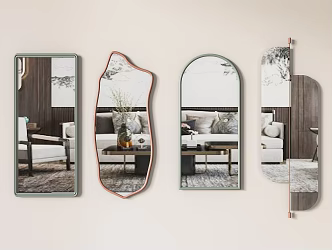 Modern Mirror 3d model