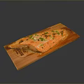 Natural Wooden Cutting Board Essential Household Item For Kitchen Food Preparation With Smooth Surface