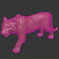 Golden Leopard Statue Decorative Furniture For Modern Home Interior Decor