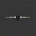 Anime Style Game Movie Character in Sailor Uniform with Red Headband and Arms Outstretched
