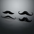 Men's Stylish Black Mustache Collection With Different Unique Shapes And Designs