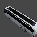 White Setra Bus Featuring Modern Design Large Windows And Spacious Passenger Seats