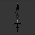 Modern Black And Yellow Foldable Bicycle With Sleek Frame And Portable Design