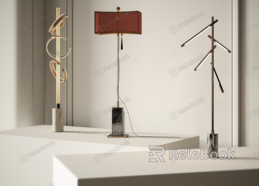 Floor lamp combination model