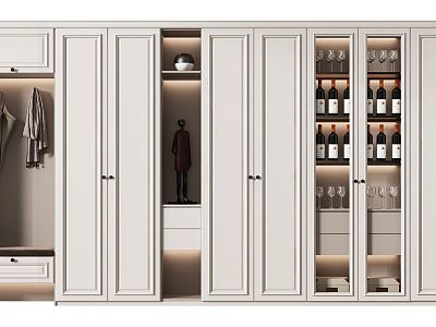 American Wine Cabinet model