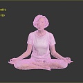 Women Practicing Yoga Female Characters Female Characters Female Female Beauties Female Young Girls 3d model