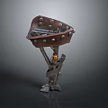 Industrial Mechanical Device With Metal Structure Bolts Spring And Adjustable Grip Mechanism