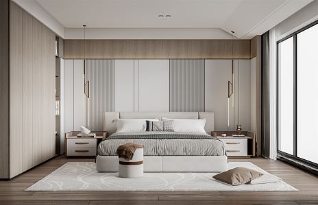 Modern Bedroom 3d model