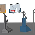 Sports Equipment Various Design Basketball Hoops With Wooden And Transparent Backboards