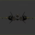 Modern Fighter Next Generation Aircraft 3d model