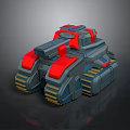 Toy Tank Game Items 3d model