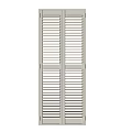 White Double Panel Window Shutters For Modern Home Interior Decor Design 3d model