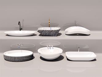 Modern wash basin wash basin 3d model