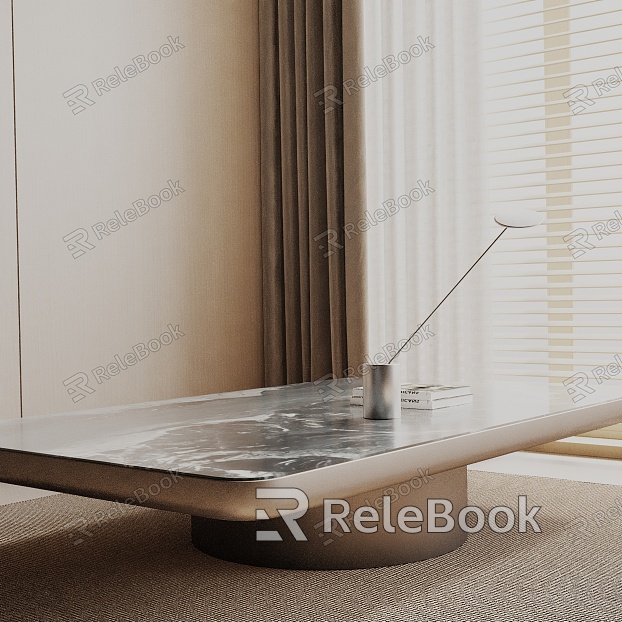 Modern coffee table model