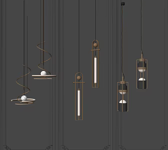 Light Luxury Chandelier 3d model