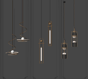 Light Luxury Chandelier 3d model