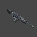 Future submachine gun 3d model