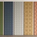 Modern siding tiled partition 3d model