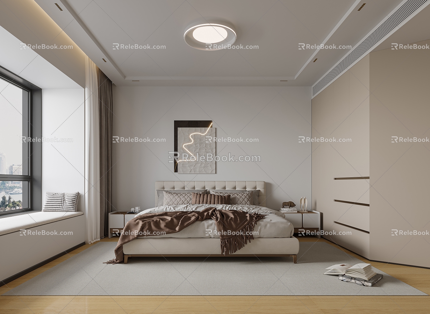 Master Bedroom Master 3d model