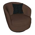 Minotti single sofa 3d model